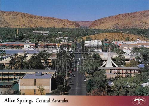 Alice Springs Post Card front