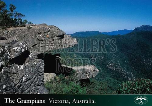 The Grampians Rock Formation Post card front