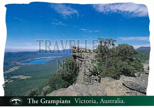 The Grampians Scenic View Post Card front