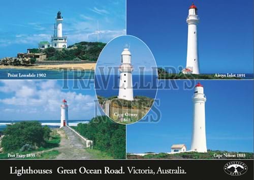 Lighthouse Great Ocean Road Post Card front