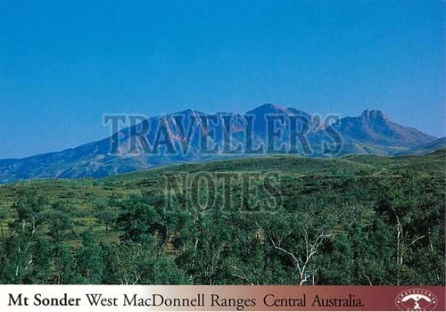 Mt Sonder West Post Card front