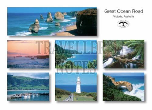Great Ocean Road Landscape Post Card front