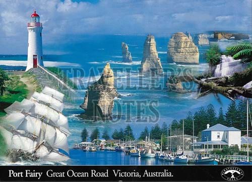 Port Fairy Great Ocean Road Post Card front