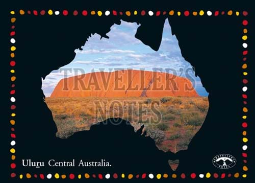 Uluru Post Card Front