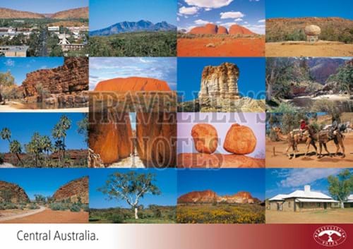 Central Australia Post Card front