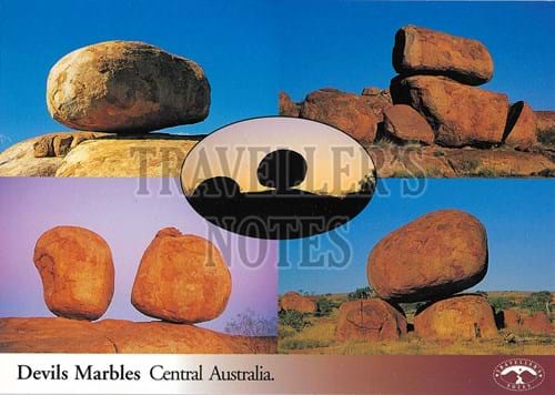 Devils Marbles Post Card front