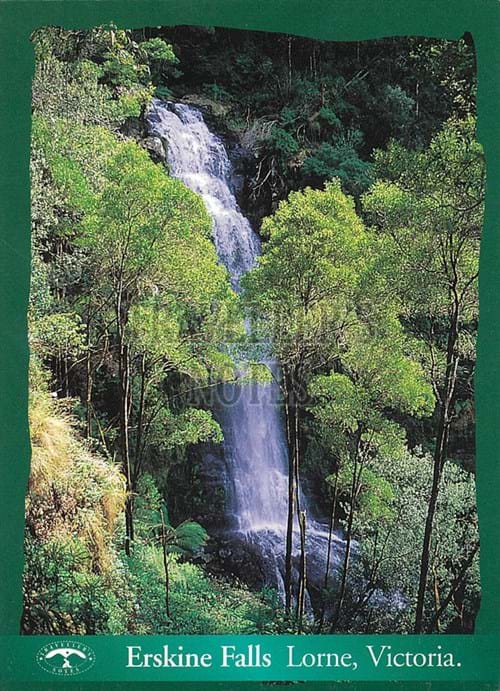 Erskine Falls Lorne Post Card front