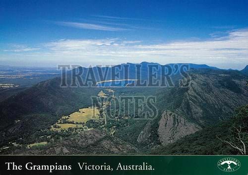 The Grampians Scenic View Post Card front