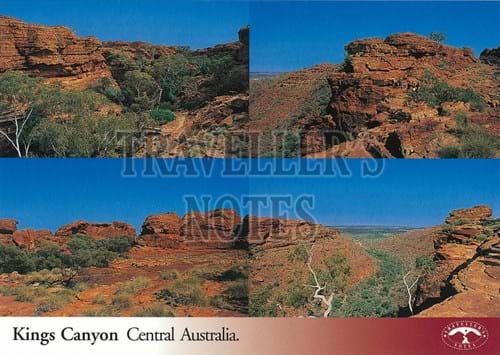 Kings Canyon Post Card front