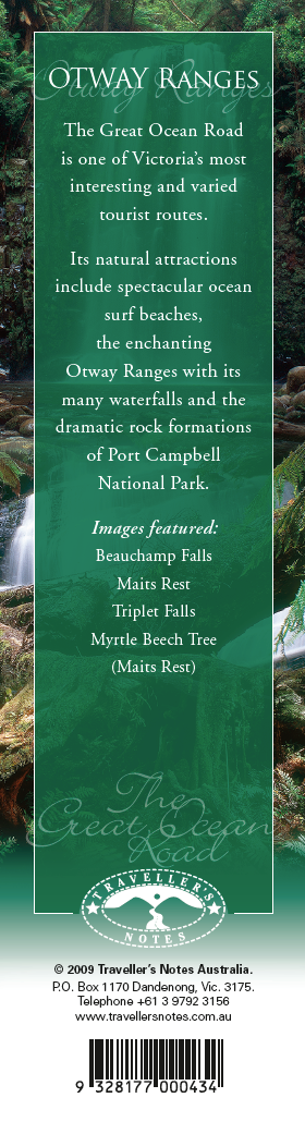 Otway Ranges Bookmark back