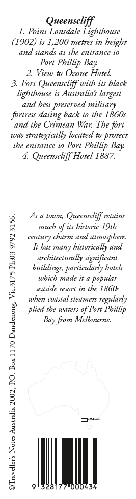 Queenscliff Bookmark back