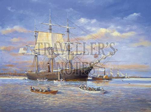 CSS Shenandoah, Hobsons Bay, Melbourne 1865
