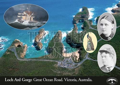 Loch and Gorge Post Card front