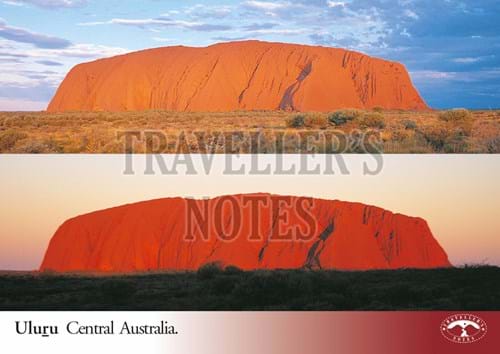Uluru Post Card Front