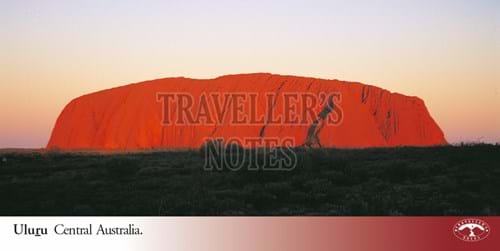 Uluru Post Card Front
